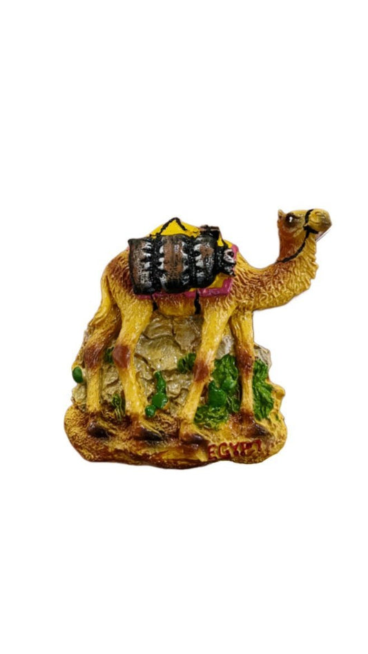 Egyptian Bedouin Beauty Yellow Camel Fridge Magnet