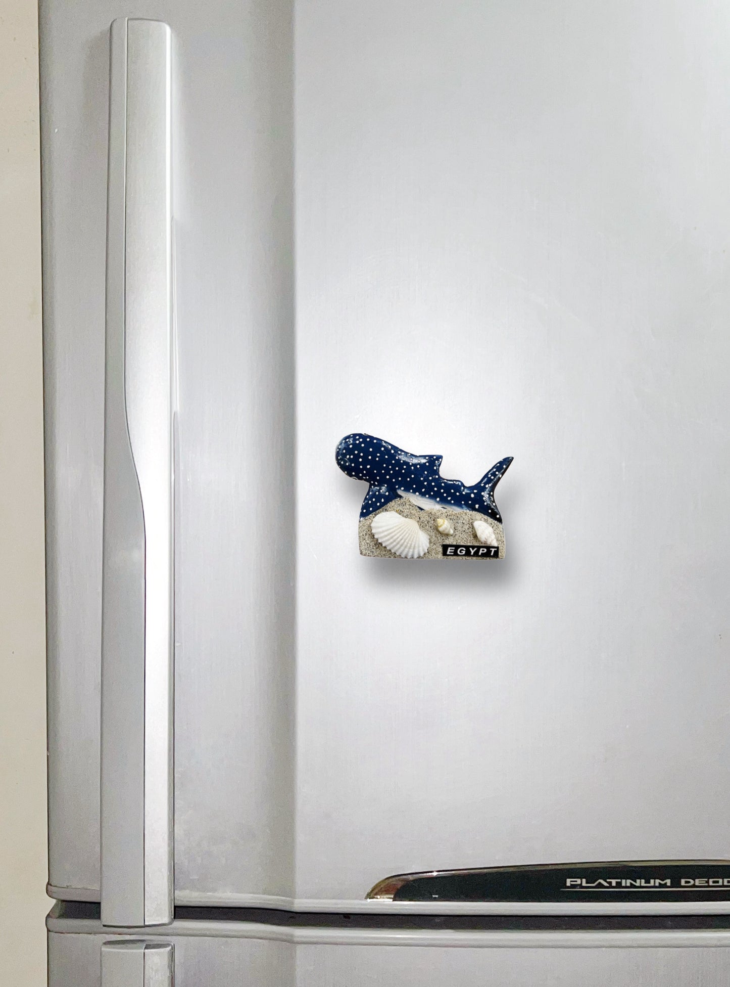 Red Sea Whale Shark with Seashells Fridge Magnet