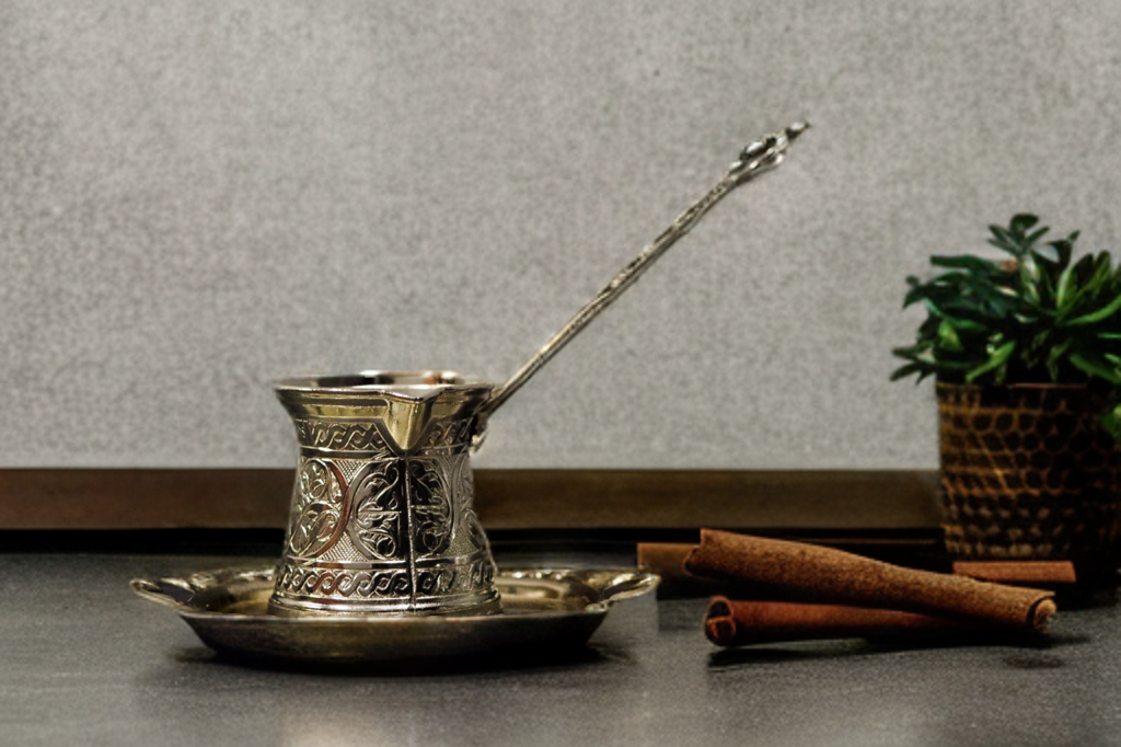 Silver Turkish Coffee Pot