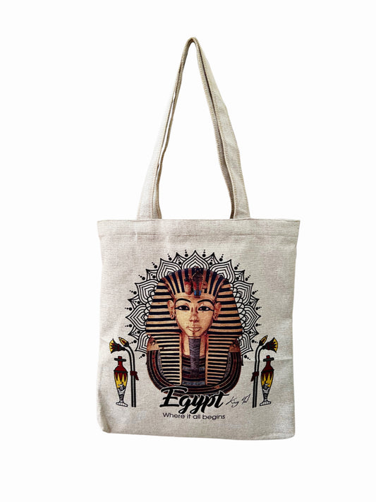 King Tutankhamun Tote Bag