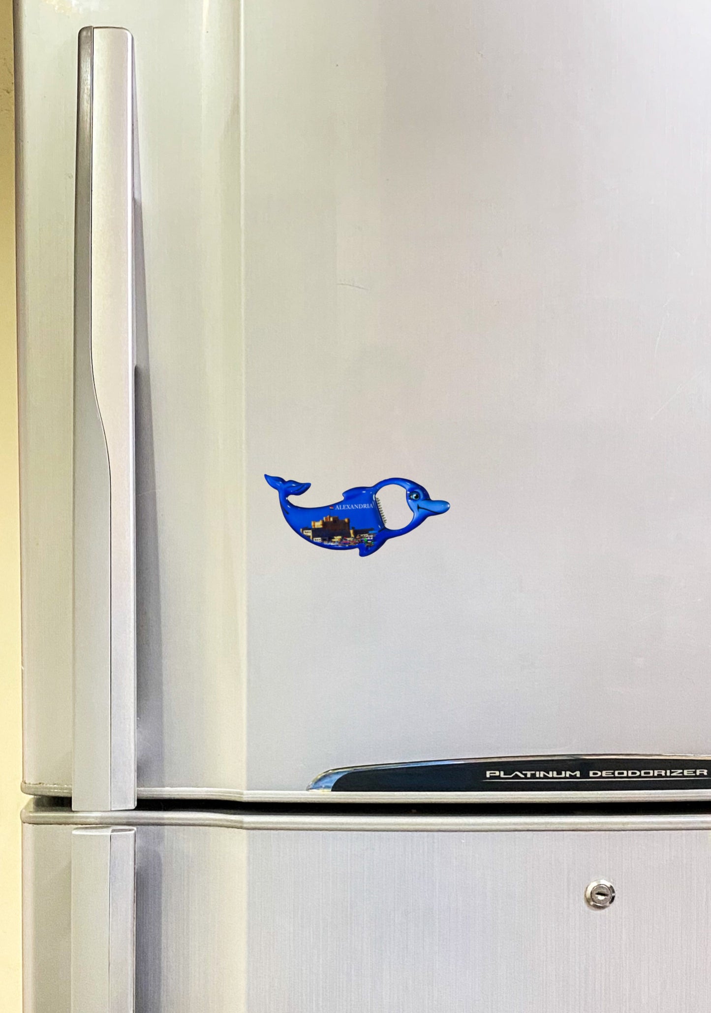 Alexandria Dolphin Shaped Magnetic Bottle Opener
