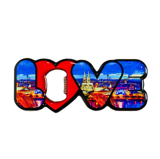Magnetic Cologne Cityscape Bottle Opener