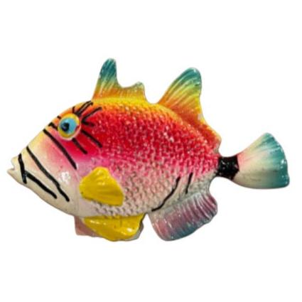 Colorful Trigger Fish Fridge Magnet