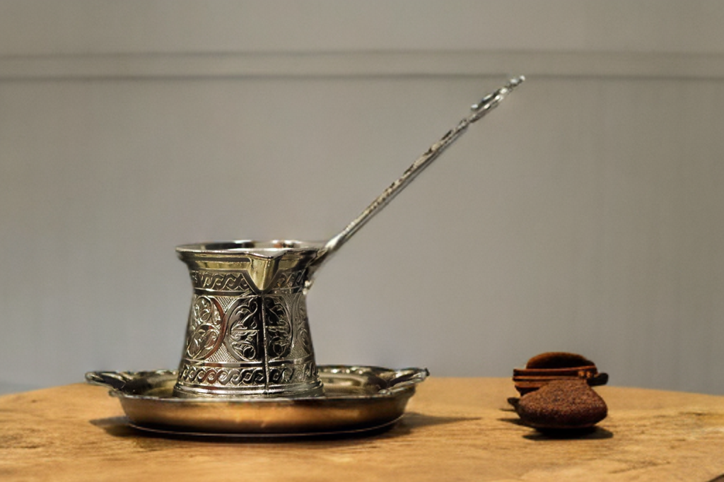 Silver Turkish Coffee Pot